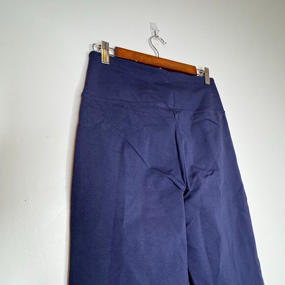 Ruby Ribbon Split Ankle Leggings Midnight Cotton Stretch Flare NWT Size M - Picture 6 of 9